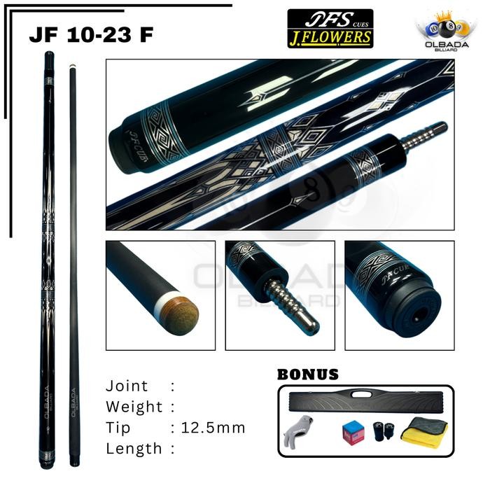 Terlaris Stik Billiard Jflowers 10-23 F / Billiard Ball / Stik Play Bilyar