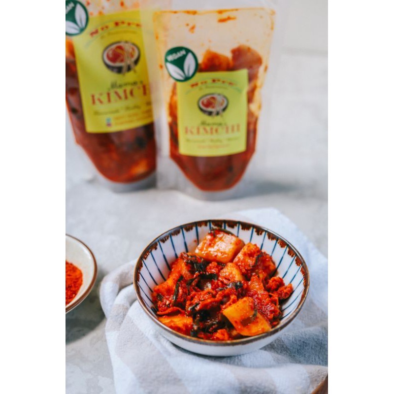 

Terlaris! NoPre Mama's Kimchi (VEGAN) 250 gr dan gram