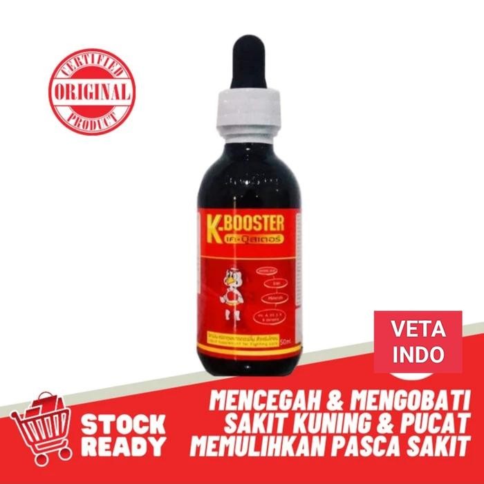 K-Booster Vitamin Ayam Pucat Sakit Kuning Ayam K Booster Import