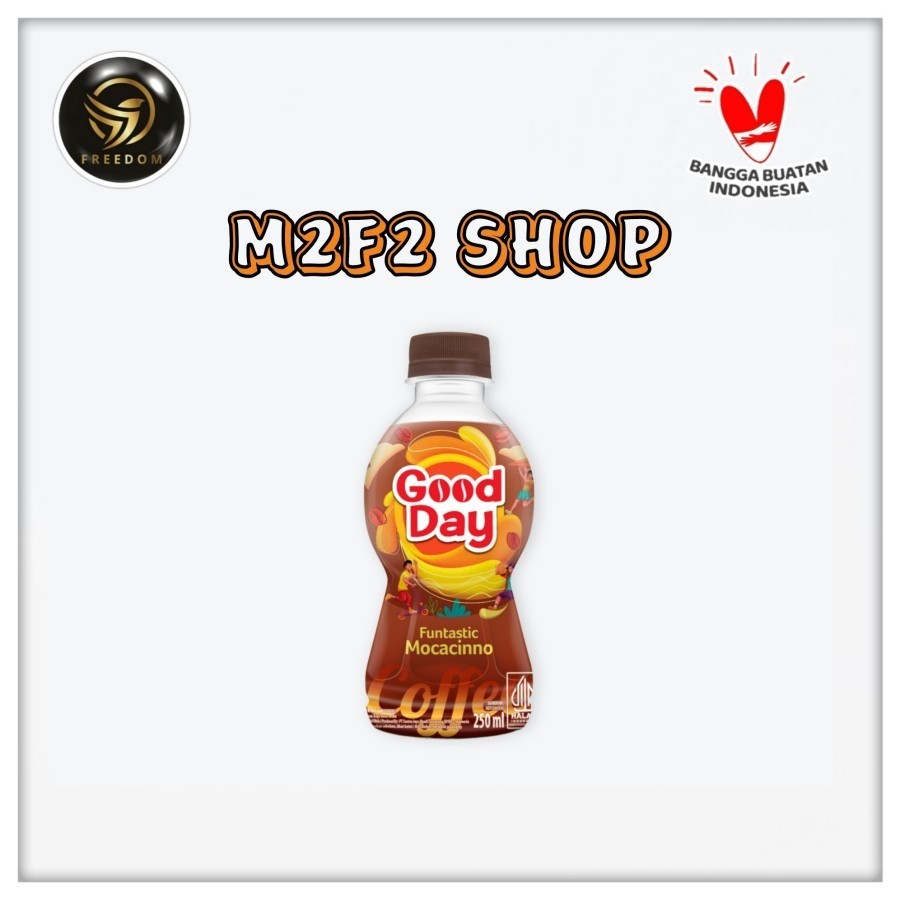 

PROMO Kopi Good Day Funtastic Mocacinno Coffee Botol Pet - 250 ml (Kan 6 Pcs)