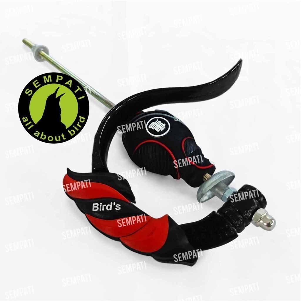 RB22 SEMPATI Gantungan Sangkar Murai Lovebird Kotak Pleci Lipat Fullset Pion Blok Cantolan Gantungan