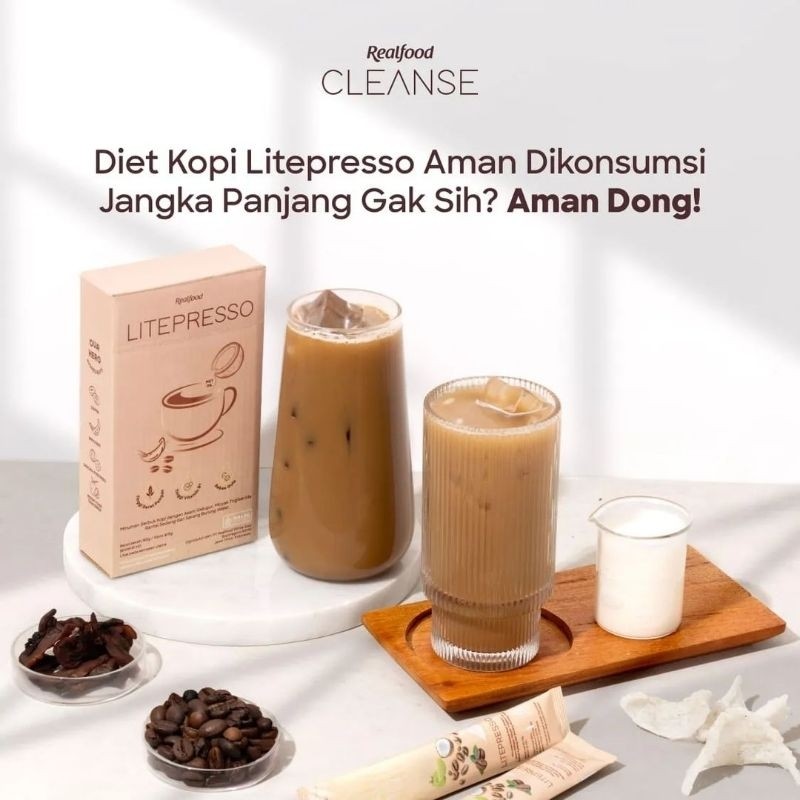 

PROMO Realfood Cleanse Litepresso MCT Coffee Sarang Burung Walet Minuman Kopi