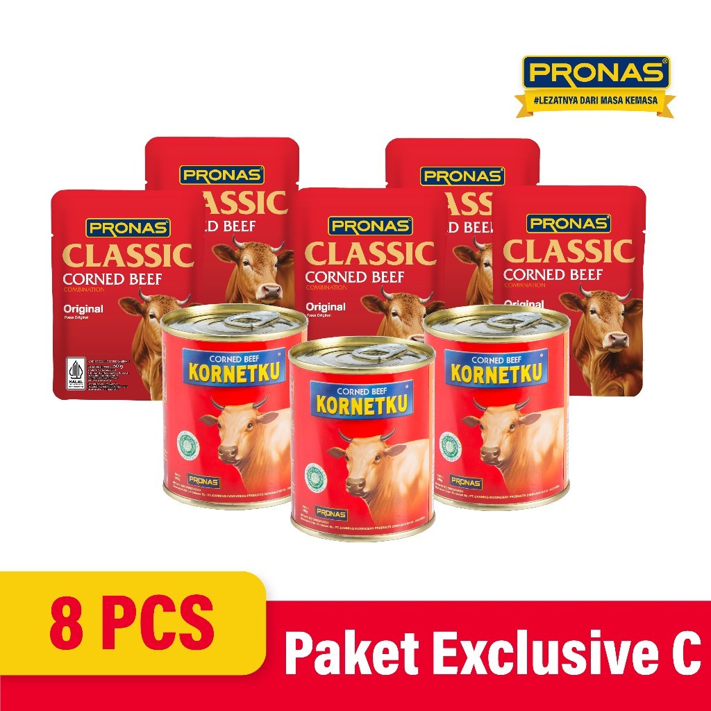 

Lovely Back - PRONAS Paket Bundling Kornetku Kornet Sapi 340 gr (3pcs) & Kornet Sachet Original 50