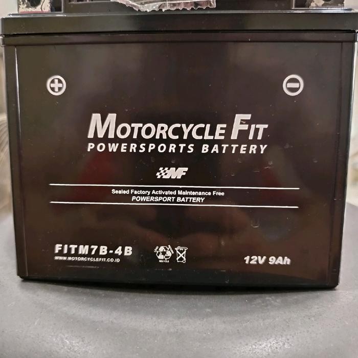 cerah.merona4 Aki Motor FITM7B4B GM7B4B 12V 9Ah Yamaha Nouvo Scorpio Honda Tiger
