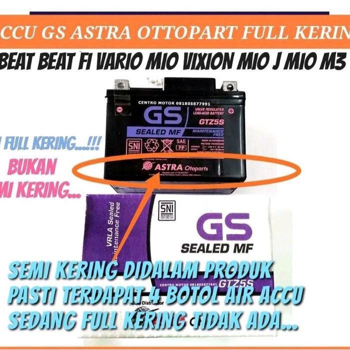 cerah.merona4 AKI GS ASTRA GTZ5 AKI GS ASTRA ORIGINAL AKI KERING