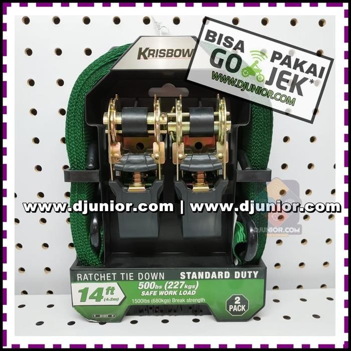 KRISBOW - TALI PENGIKAT BARANG TIE DOWN / RATCHET TIE DOWN