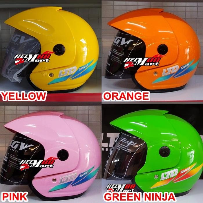 Afifa.store9 Helm LTD Sports Original Import Malaysia emboss SNI