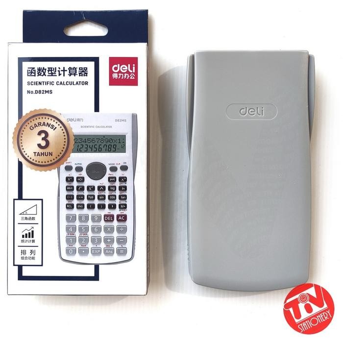 

Kalkulator Scientific Deli D82Ms 240 Fungsi