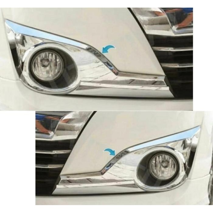 Unik Foglamp Ayla 2017 2021 Fog Lamp Platinum Cover Chrome