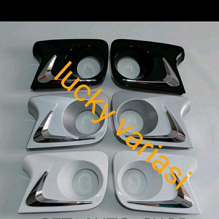 Limited Cover Foglamp All New Avanza Xenia 2012-2014 M/ Ori Hitam Putih Silver