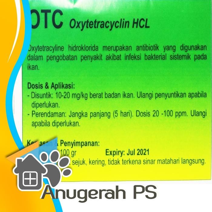 OBAT ANTIBIOTIK IKAN OXYTETRACYCLIN OTC