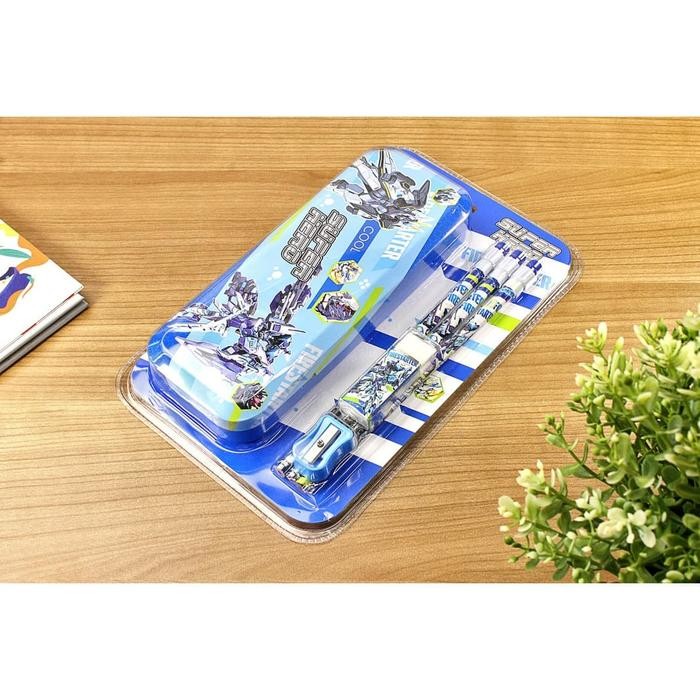 

TRANSFORMER KOTAK PENSIL SET / STATIONARY SET / PENCIL CASE SET