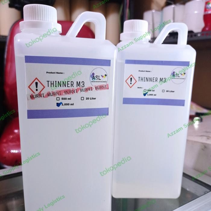 [Konaa] Thinner M3 Murni/ Pengencer Cat Sablon / 1 Liter