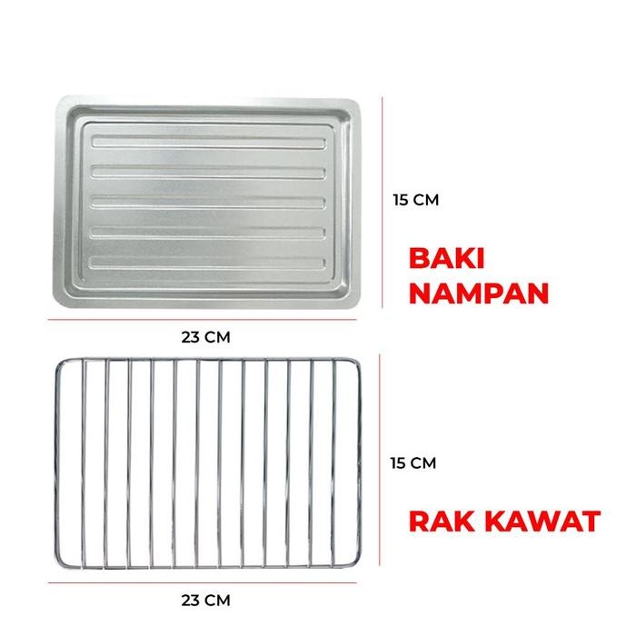 SALE PROMO HORIZON OVEN LISTRIK OVEN LISTRIK LOW WATT ELECTRIC OVEN 400W LOW WATT GARANSI 1 TAHUN