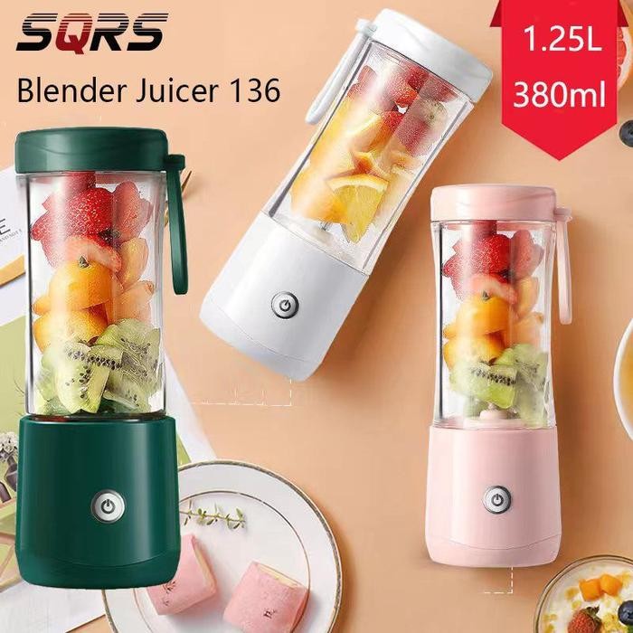 Jus Blender Portable Blender Juicer Buah 6 Mata Pisau