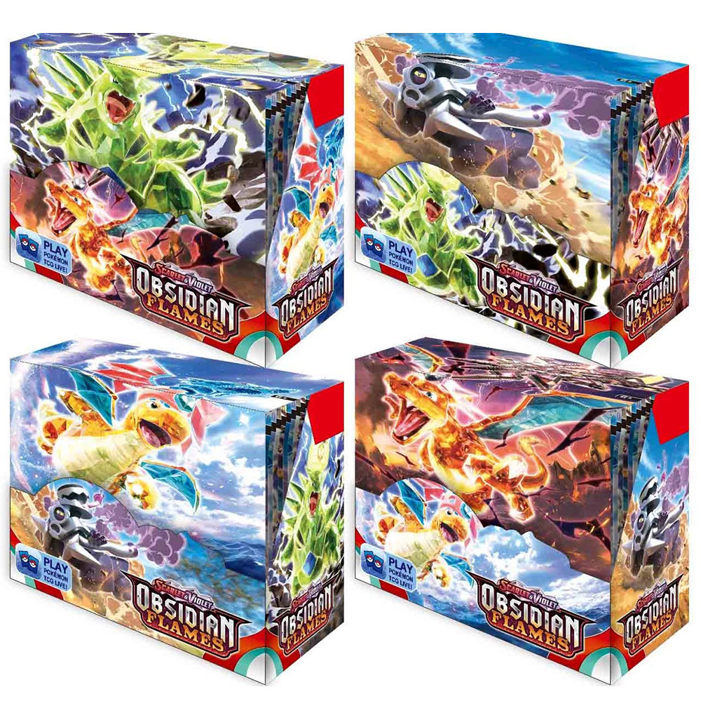 Pokmon Scarlet Violet Paradox Rift Obsidiam Flames Booster Pokemon Cards Display Box Pokemon Booster