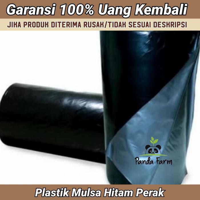 Hanya disini Plastik Mulsa Montana Original Hitam Perak 1,2m x 1 meter