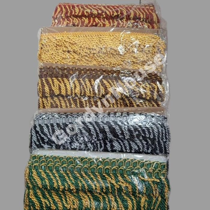 PREMIUM RENDA TAMBANG/RUMBAI MODEL TAMBANG/ RENDA GORDEN/RUMBAI SADJADAH