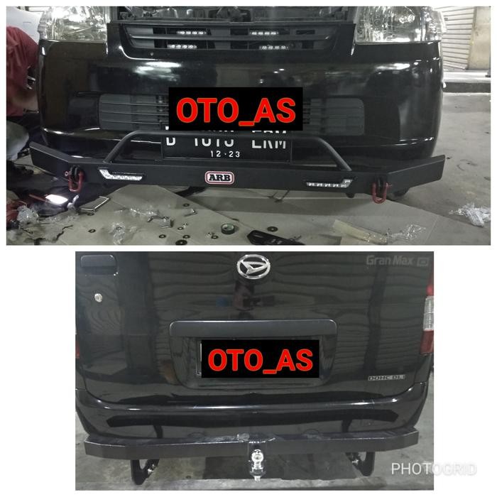 PREMIUM paket tanduk mini model LED + towing belakang ARB mobil grand max