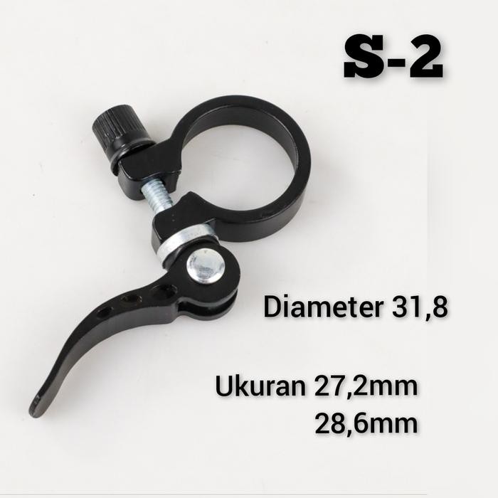 SALE KUNCI SADEL SEPEDA CLAMP PENJEPIT SADEL JOK SEPEDA 34,9MM