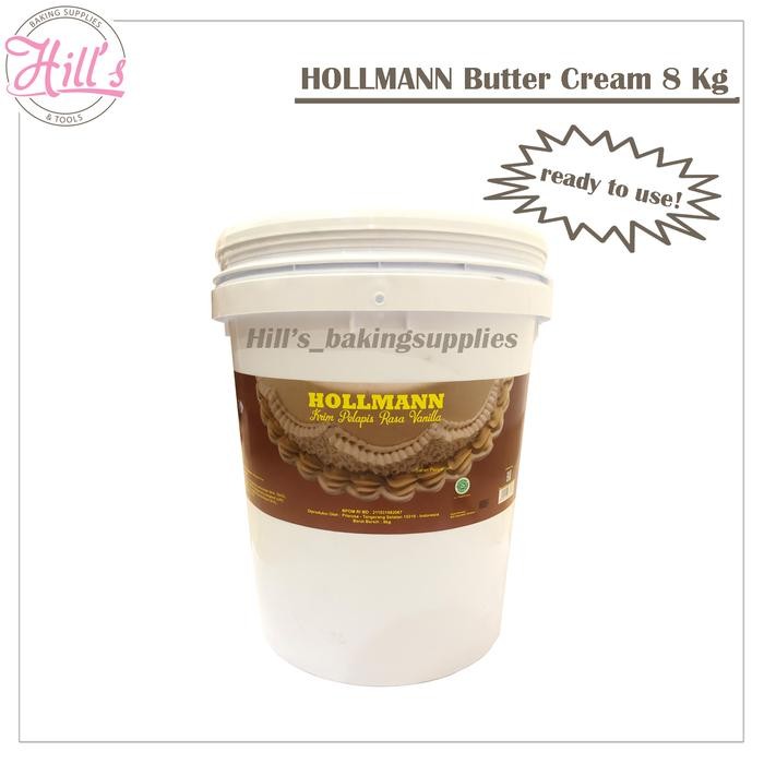 

BUTTER CREAM HOLLMANN 8 kg - SIAP PAKAI / KHUSUS GOJEK GRAB / HOLMAN