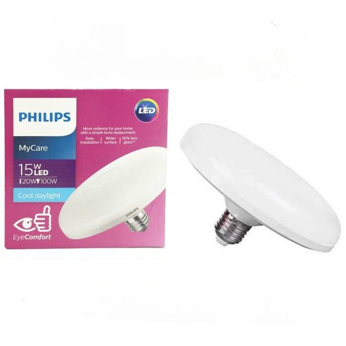 PHILIPS LAMPU LED UFO CEILING LAMP 15W 24W E27 SNI BERGARANSI