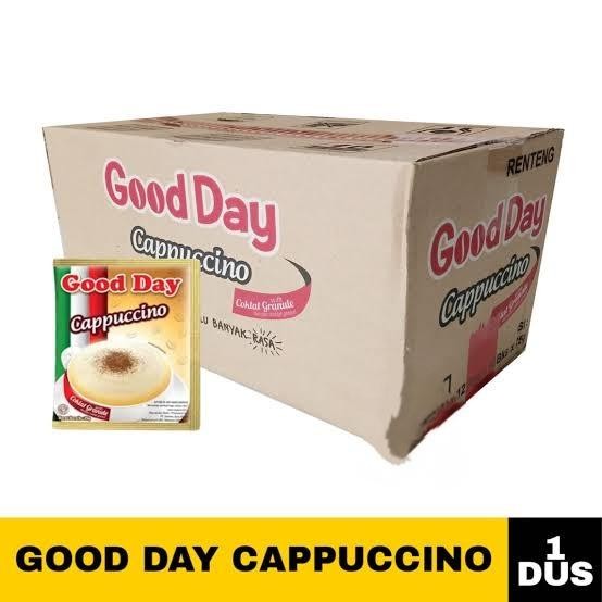 

Good Day Cappucino 12 Renceng X 10 Sachet X 25 Gram