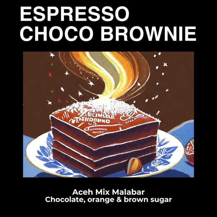 

Kopi Malabar Mix Laspada Arabika Portacaba Espresso Choco Brownies
