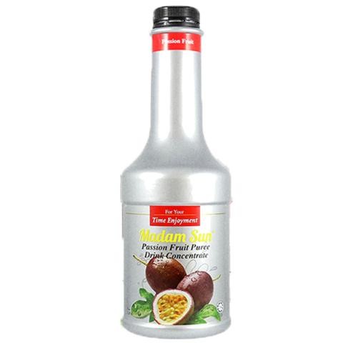 

Puree Buah Rasa Alami Markisa Dengan Biji Merk Madamsun 1000mL / 1300g