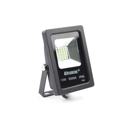 krisbow led outdoor lampu sorot flood light 10w / 20w / 30w / 50w w/ww