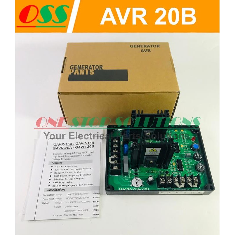 GAVR 20B AVR20B AVR UNIVERSAL UNTUK DINAMO GENSET