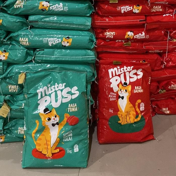 

Mister Puss Samon 8kg - Makanan Kucing Rasa Salmon - Cargo