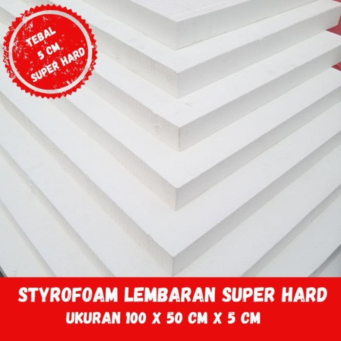 PREMIUM styrofoam lembaran 5 cm hard premium sterofoam lembaran super hard 100
