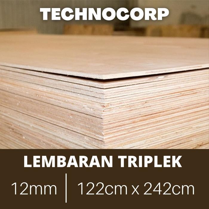 PREMIUM LEMBARAN KAYU TRIPLEK 12MM / KEPING MULTIPLEK PLAFON DINDING 12 MM