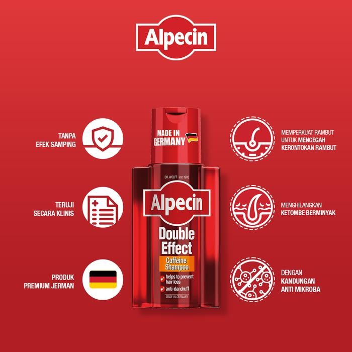 ALPECIN KAFEIN SHAMPO / TONIK - RAMBUT RONTOK PADA PRIA