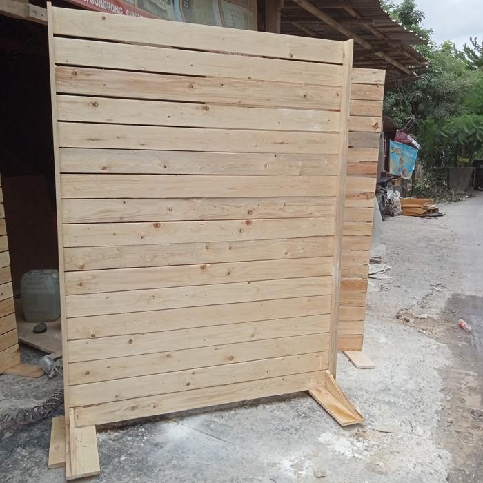 Partisi Penyekat Ruangan Kantor Rumah Kayu Jati Belanda