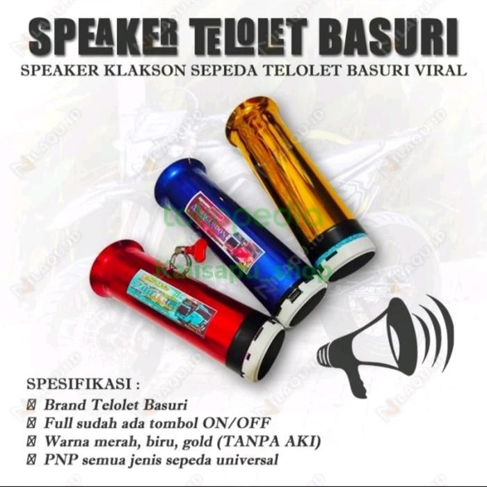 PREMIUM klakson telolet basuri sepeda toa suara klakson bel bus basuri