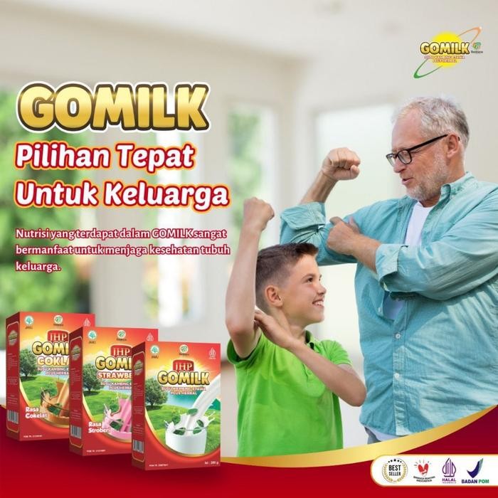 

BARANG TERLARIS [Paket 4 box] GOMILK Susu Etawa Herbal Paket Bonus Paling Best Seller