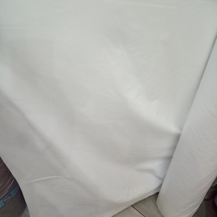 PREMIUM Kain Anti air WATERPROOF Polos Putih Bahan sprei