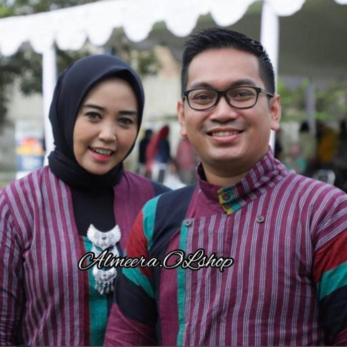 Ready Baju Lurik Surjan Pria Jawa Modern Garis Modifikasi Ready