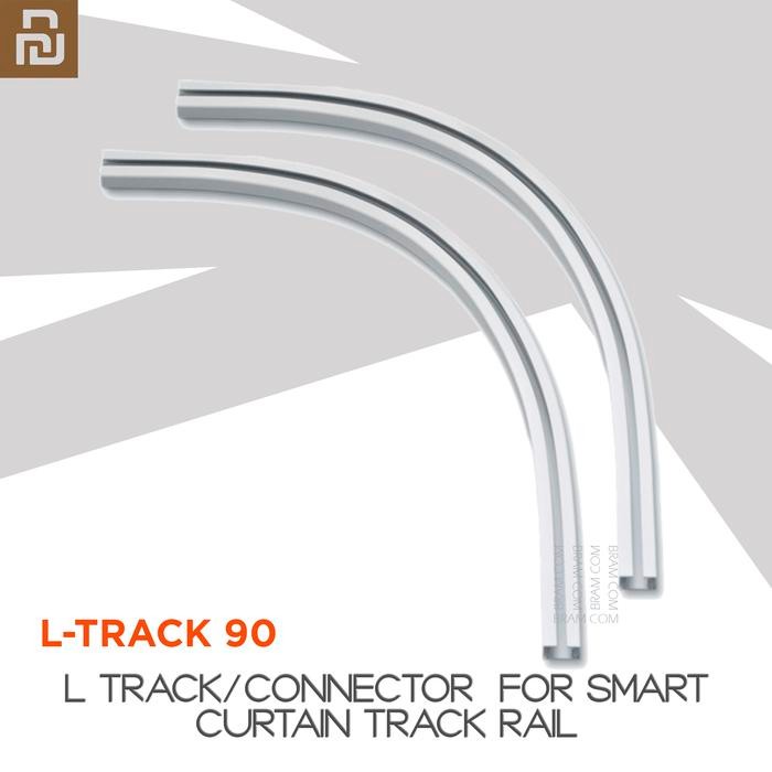 PREMIUM Curtain Rail Acc (gorden aksesoris) - L Track 90 Box1pc