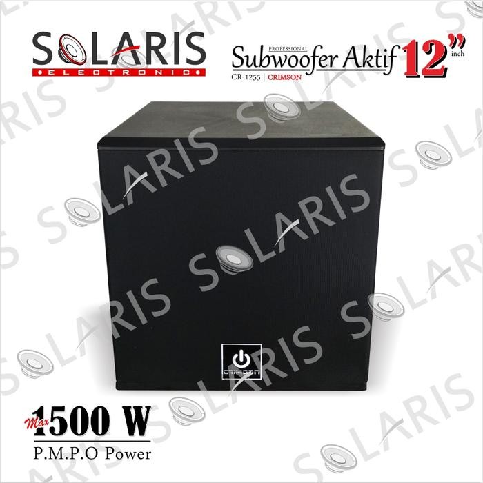 Subwoofer Aktif 12 In Subwoofer Karaoke Crimson Cr-1255