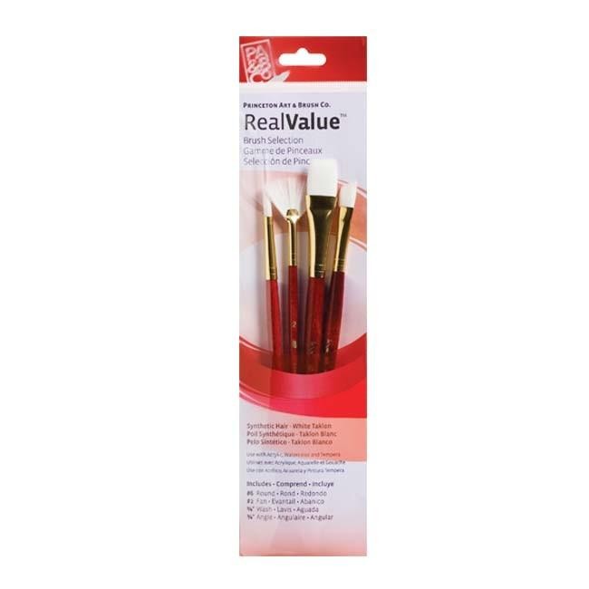 

Princeton Realvalue Taklon Brush Sets - Set Of 4 (9120)