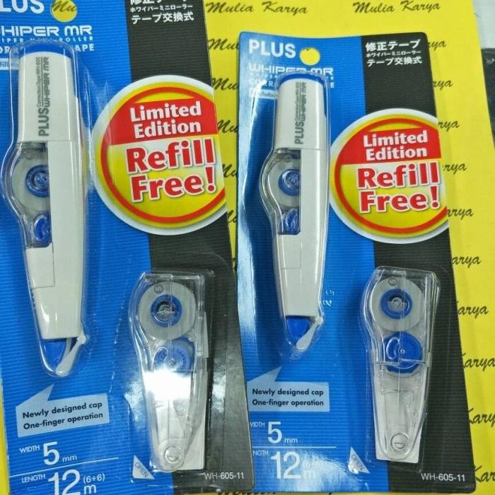 

tip ex rol plus whiper mr / correction tape wh 605 kode 805