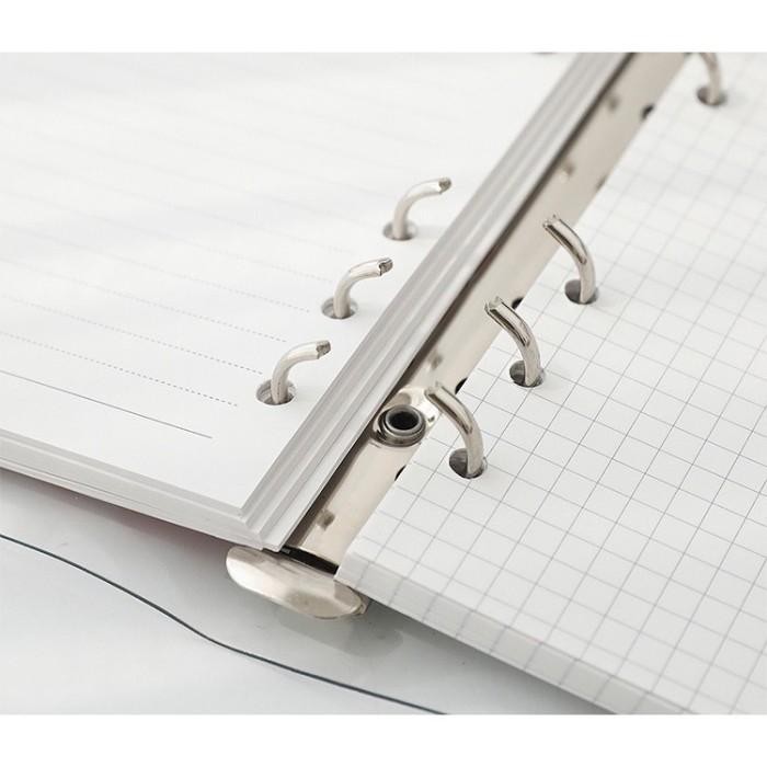 

RING BINDER 6 LUBANG A6 AESTHETIC BINDER TRANSPARAN NOTE MAP BINDER NOTEBOOK KODE 288