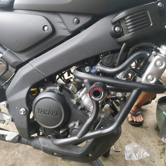 Crashbar Xsr 155 Tubular Xsr 155 Black Doff Crash Bar Xsr 155