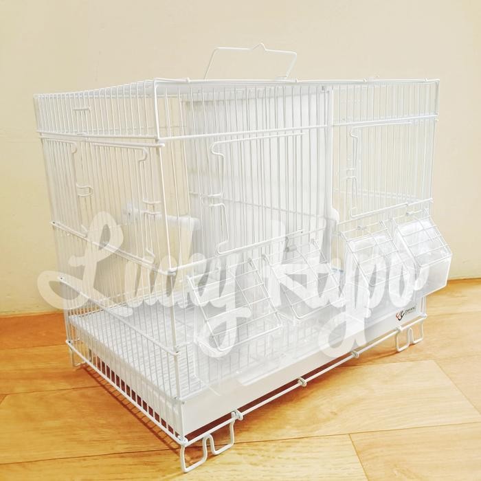 K501 Dayang Bird Cage Kandang Burung Besi Sekat Finch Blackstrouth