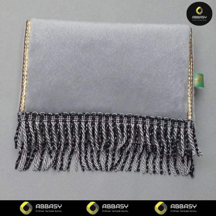 Sajadah Kepala Abu-Abu (Ss) - Sajadah Polos Bulu Tebal Premium