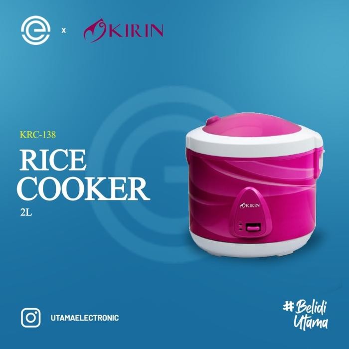 KIRIN Rice Cooker 2 Liter KRC-138