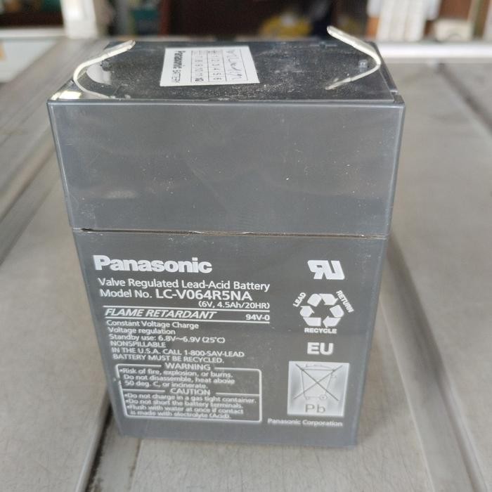 Baterai accu aki kering Panasonic 6 v buat timbangan digital ori